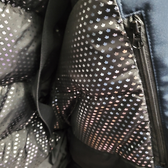 Men Canadiana Down Blend Parka Jacket - Navy L/G - Picture 6 of 6